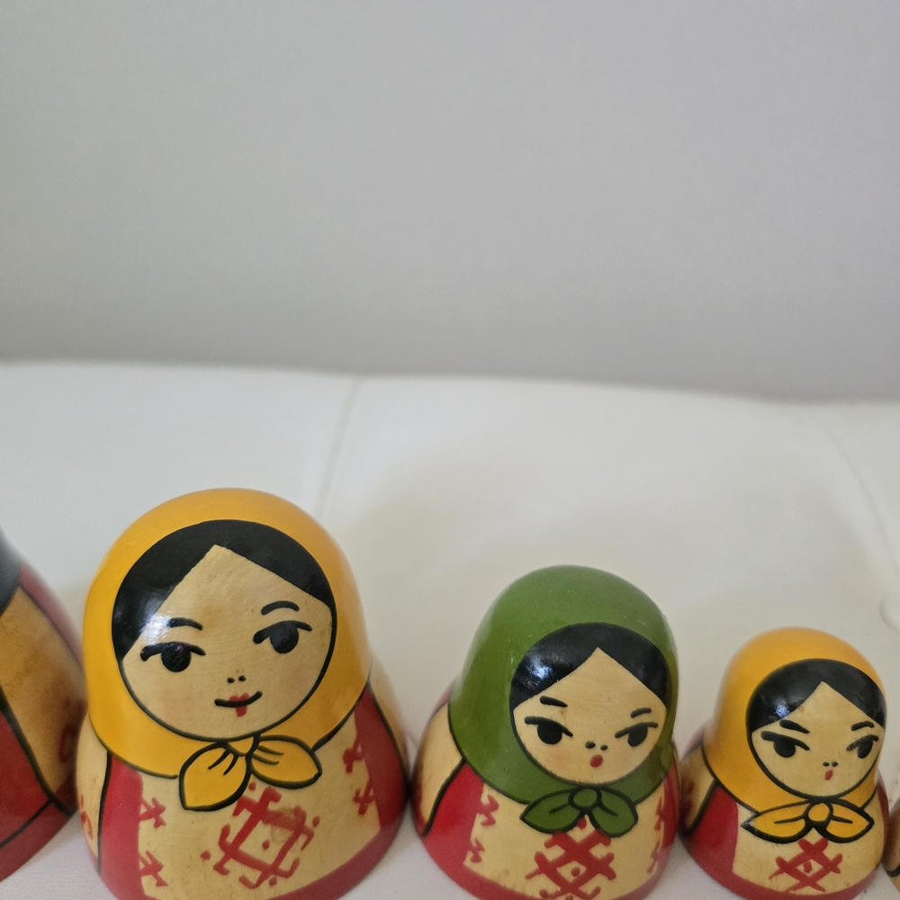Colorful Russian Nesting Dolls